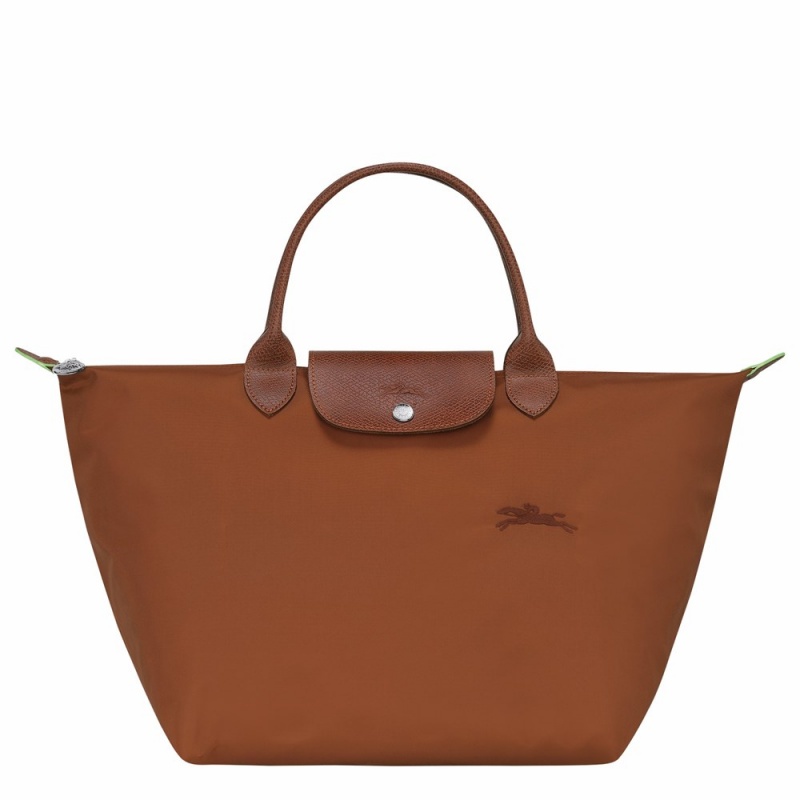 Brown Longchamp Le Pliage M Women's Handbags